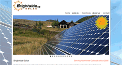 Desktop Screenshot of brightsidesolarinc.com