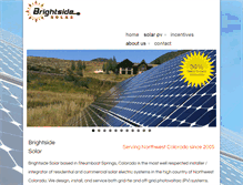 Tablet Screenshot of brightsidesolarinc.com